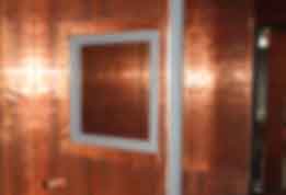 Mu-銅ファラデーケージの窓のドア